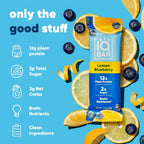 IQBAR Lemon Blueberry Keto Protein Bars – 12 Pack, 1.6 oz Each