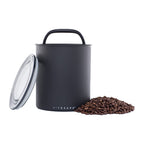Matte Black Kilo Coffee Storage Canister by Airscape®