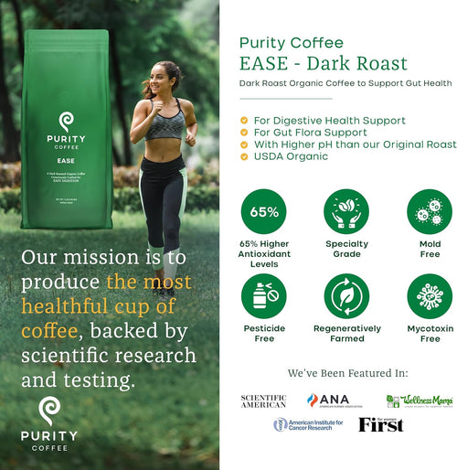 EASE: Dark Roast –  Whole Bean Coffee – 2268g