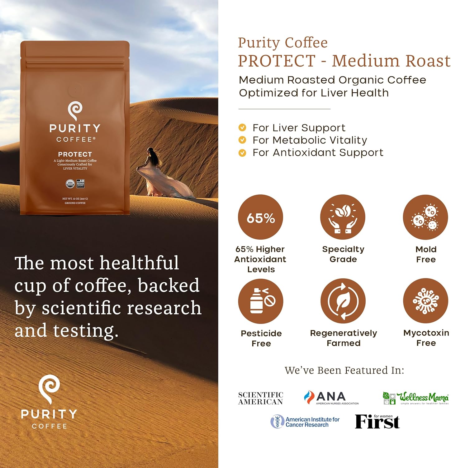 PROTECT: Light-Medium Roast – Ground Coffee - 340g