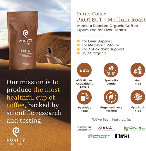 PROTECT: Light-Medium Roast – Whole Bean Coffee – 340g
