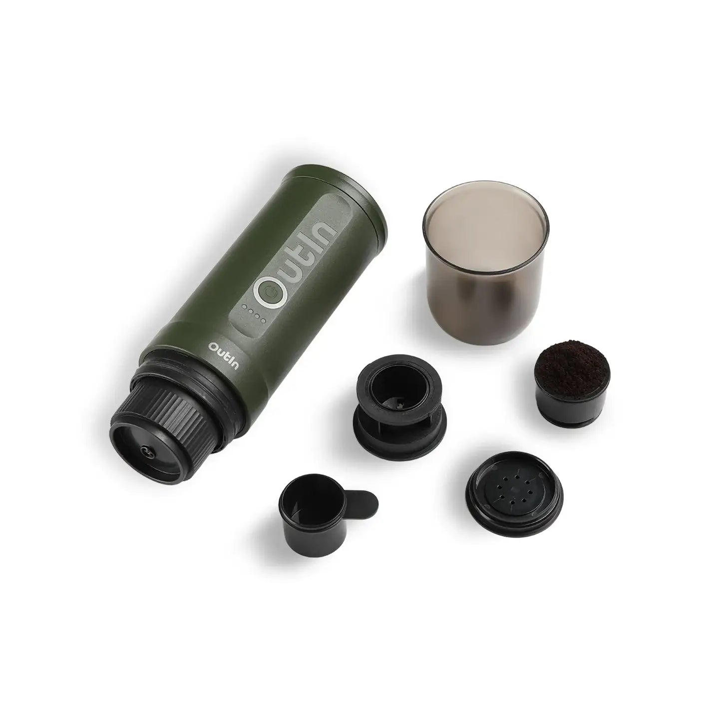 Nano Portable Espresso Machine (Forest Green) by OutIn