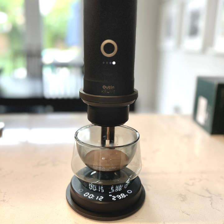 Kruve & Outin Nano Barista Set with Espresso Glasses