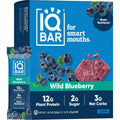 IQBAR Wild Blueberry Keto Protein Bars – 12 Pack, 1.6 oz Each