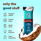 IQBAR Toasted Coconut Chip Keto Protein Bars – 12 Pack, 1.6 oz Each