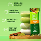 IQBAR Matcha Chai Keto Protein Bars – 12 Pack, 1.6 oz Each