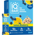 IQBAR Lemon Blueberry Keto Protein Bars – 12 Pack, 1.6 oz Each