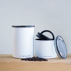White Classic 500g Coffee Canister by Airscape®